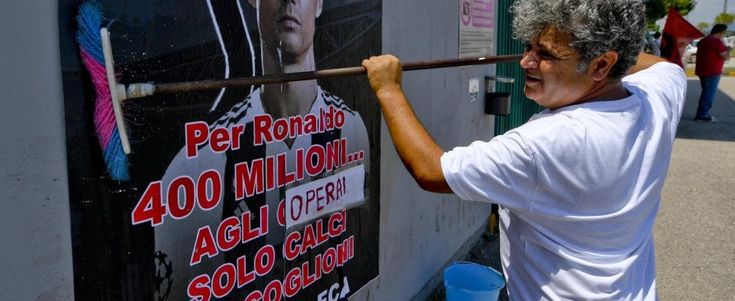 Caso Ronaldo i lavoratori di Melfi scendono in campo