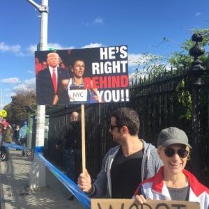Elezioni Usa, quanta satira (anti-Trump) alla maratona di New York