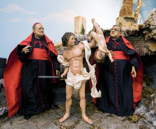 Il rione Sanità e il futuro delle Catacombe finiscono sul presepe dei fratelli Scuotto