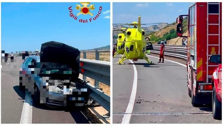 Matera, scontro fra tre auto sulla statale Sinnica: un morto e 4 feriti. Uno è in gravi condizioni