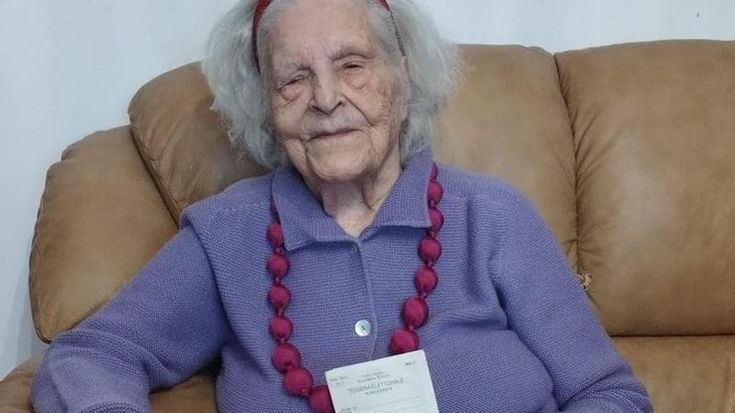 La centenaria Maria Antonia Baggetta che vota dal 1948: "Al referendum difenderò la Costituzione”