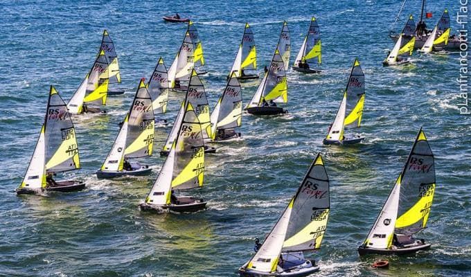 RS Feva spettacolo a Marina di Grosseto