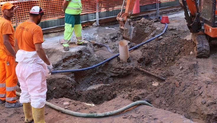 Vomero, acqua torbida per lavori alla condotta del Serino. A secco aree del Sannio e del Casertano