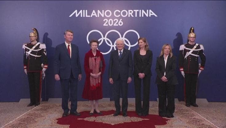 Milano Cortina, Mattarella e Meloni accolgono i leader internazionali a Palazzo Reale