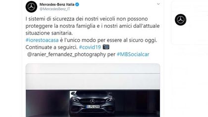 Basta fake news sul coronavirus: anche Mercedes in campo con i suoi social