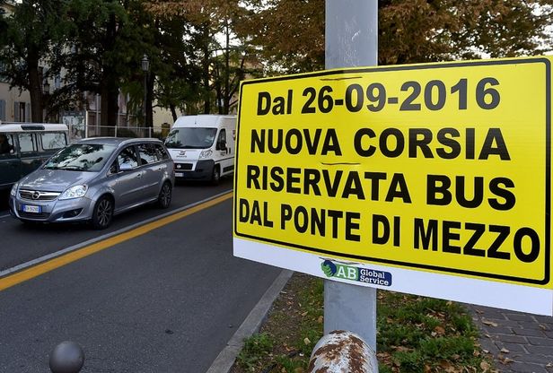Lungoparma, avvio delle corsie preferenziali dei bus