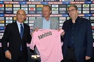 Zamparini sta con Sannino<br />"Pentito di averlo esonerato"