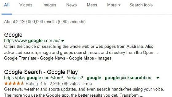 Google, il colore dei link diventa nero: addio al blu? 