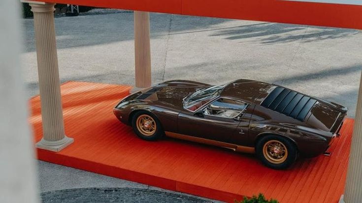Il Polo Storico Lamborghini all’Anantara Concorso Roma con l’ultima “resurrezione”: una Miura SV