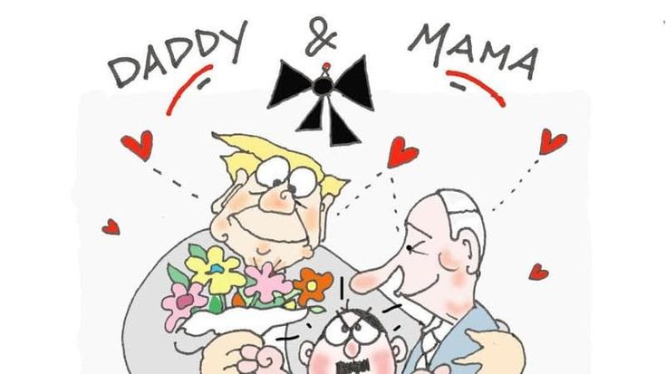 La famiglia “Trumputin”: la vignetta di Ellekappa