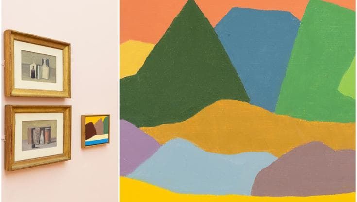 Inseguendo la luce in movimento: l’arte di Etel Adnan dialoga con Giorgio Morandi