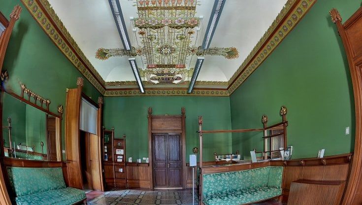Ernesto Basile, la lezione degli arredi rivive nel salone ritrovato