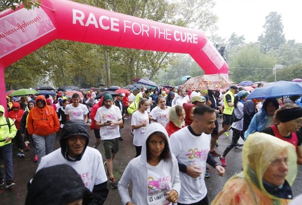 Race for the cure, correndo sotto la pioggia