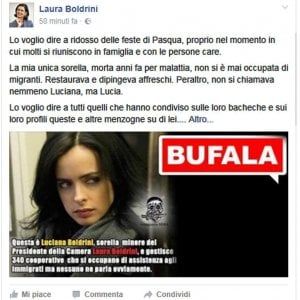 Felice Di Rocco: "Mi pento degli insulti a Boldrini, contro le bufale siamo indifesi"