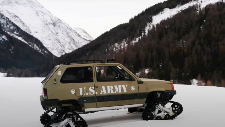 Panda Army, da 4x4 a mezzo cingolato