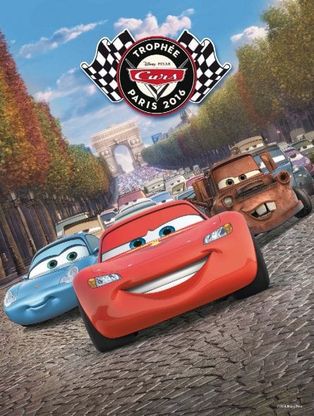 Cars, le auto del film sugli Champs-Elysees