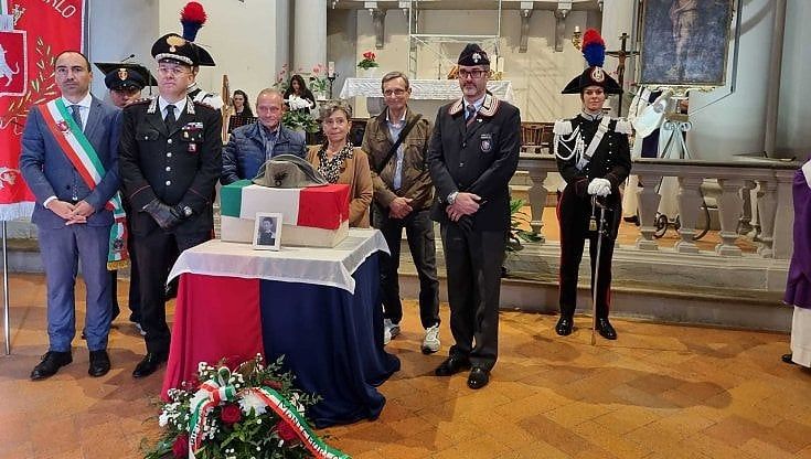 Morì prigioniero nel '44, ora torna a casa nell’urna avvolta dal tricolore