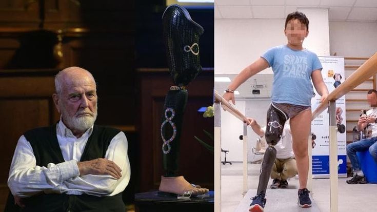 Il “Terzo Paradiso” di Pistoletto sulla protesi di Asaad mutilato a Gaza: l’arte contro la guerra