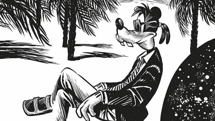 Topolino celebra Battiato tra palme e vulcano