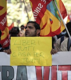 Manifestazione Cobas, nessun incidenteSciopero autobus, Roma in tilt