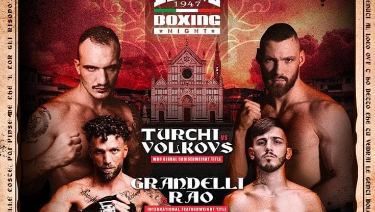 Turchi e Grandelli, boxe e suggestione a Piazza Santa Croce a Firenze