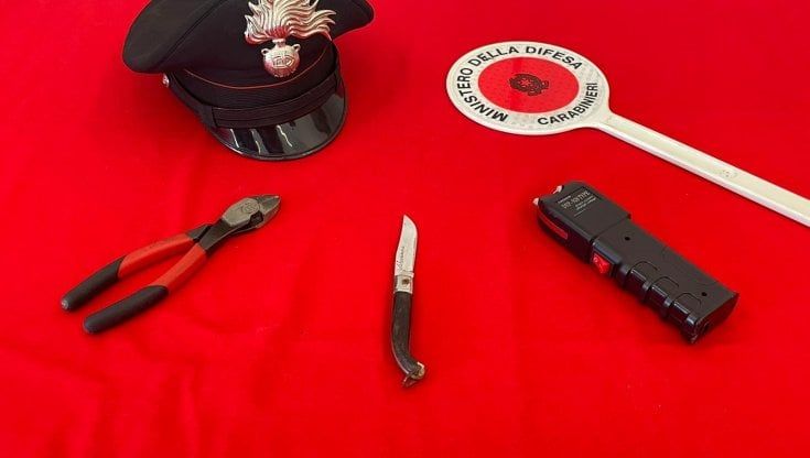 Sorpreso dopo un furto, minaccia la vigilanza con un taser e fugge: arrestato