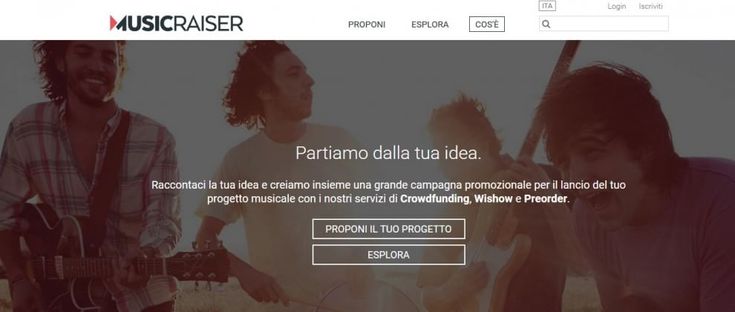MusicRaiser, l'autofinanziamento di concerti, dischi e videoclip è online