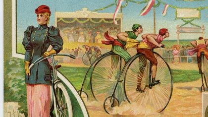 Una figurina dopo l'altra: due secoli di bici, e di storia del costume e della società