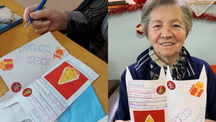 "Distanti ma uniti": i bambini francesi di Corbas mandano gli auguri agli anziani della casa di riposo di Corbetta