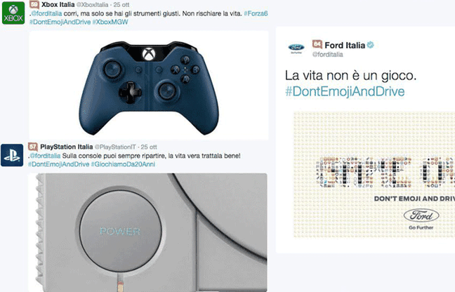 Ford per la sicurezza, prosegue la campagna "Don’t Emoji and Drive"