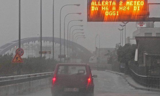 Maltempo,da mezzanotte è allerta 1