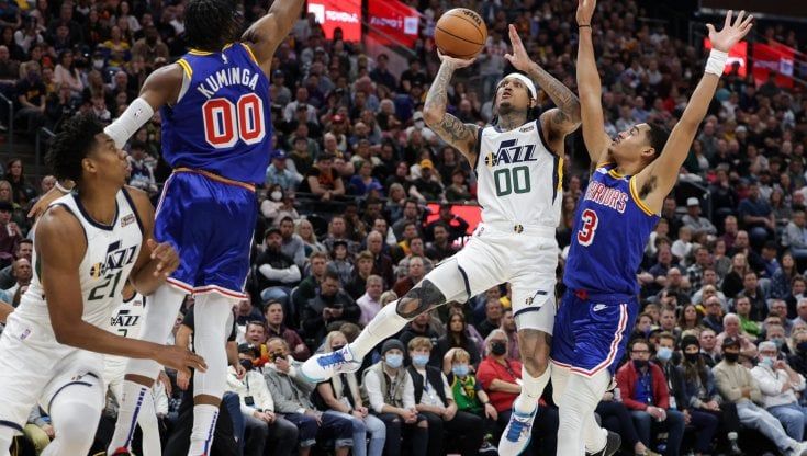 Nba: Utah travolge Golden State, disastro Lakers a Portland