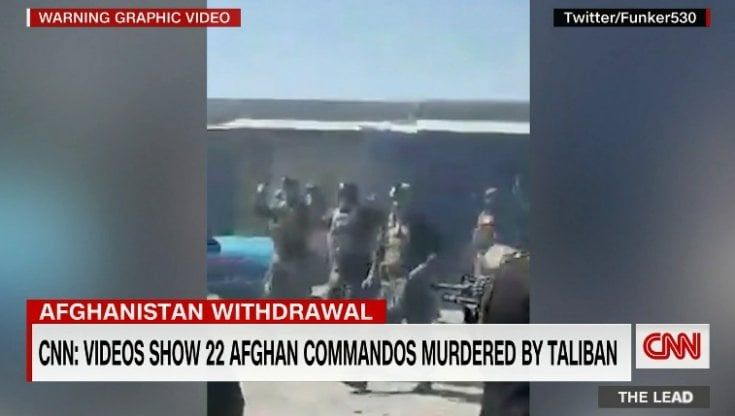 Afghanistan, Cnn: "I talebani giustiziano a freddo 22 soldati arresi" 