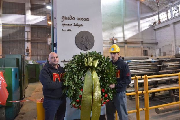 Il ricordo di Guido Rossa nella 'sua' fabbrica