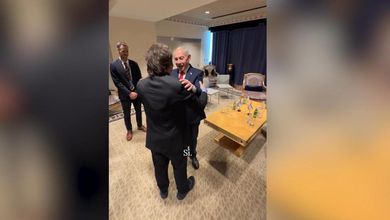 "Amigo!": all'Onu abbracci e complimenti tra il premier israeliano Netanyahu e il presidente argentino Milei