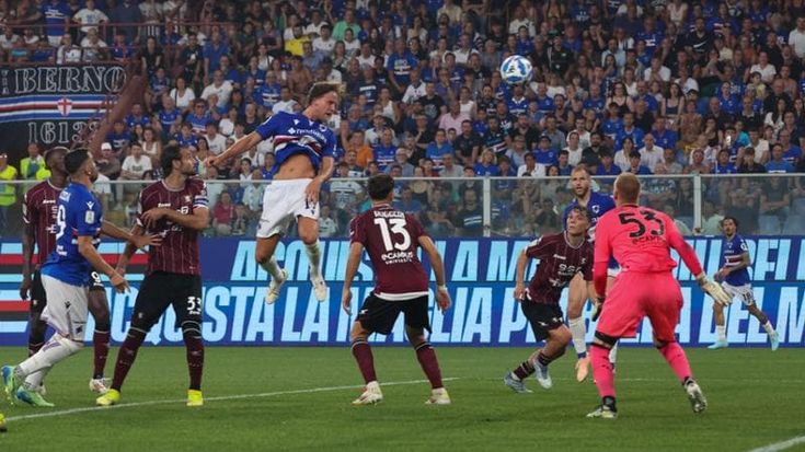 Sampdoria, bella al momento giusto. Salernitana ko. E ora in ritiro a Trigoria, la casa della Roma