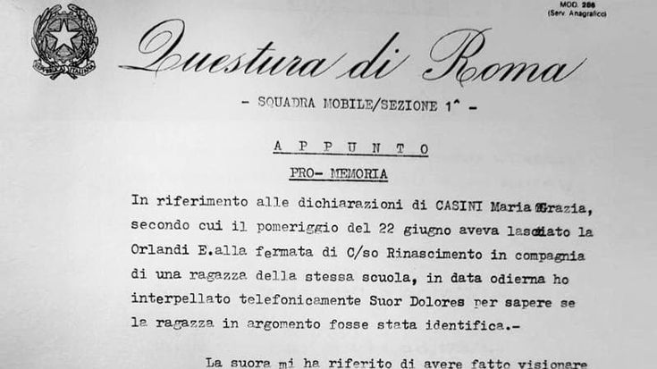 Caso Orlandi: un appunto inedito della Mobile apre nuovi scenari
