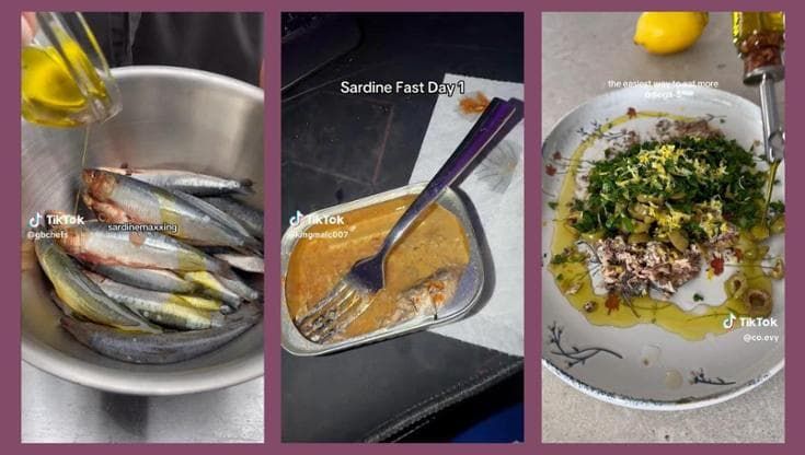 Sardine a colazione, pranzo e cena: la nuova ossessione di TikTok