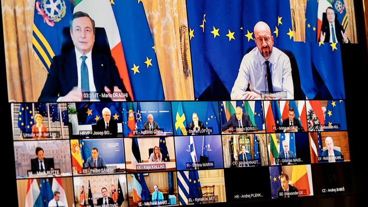 Draghi sprona i leader: “Così non funziona. Ora una dose per tutti”