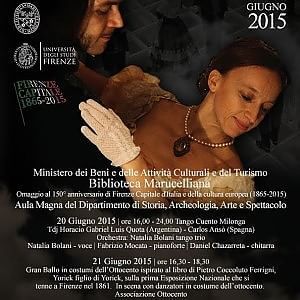 Tango argentino e Gran Ballo dell'Unità d'Italia alla Biblioteca Marucelliana