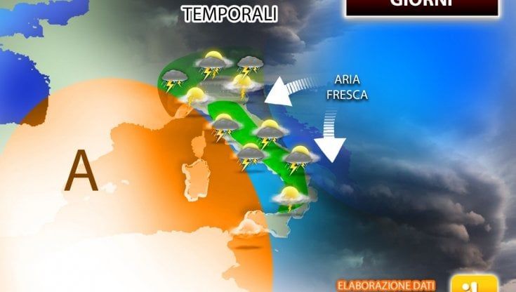 Previsioni meteo, l'estate può attendere: allerta della Protezione civile in 5 regioni