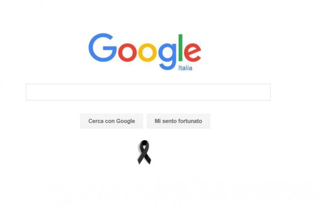 Terremoto, anche Google e YouTube a lutto per le vittime