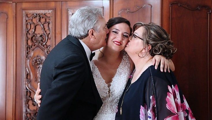 Covid, la forza di papà Cosimo: "Era spacciato ma è guarito, non voleva mancare al matrimonio della figlia"