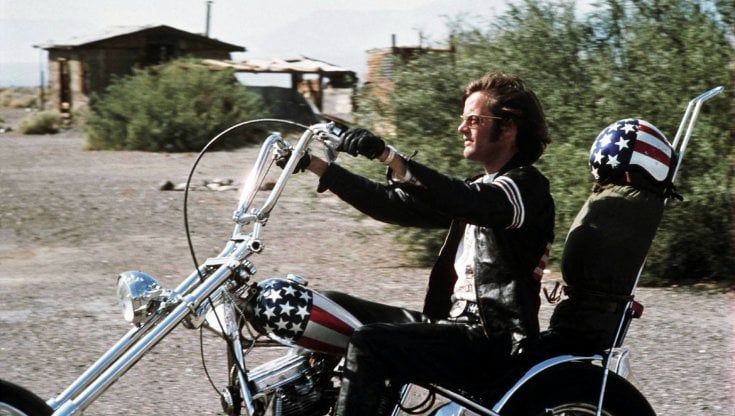 All'asta, con giallo, la motocicletta di "Easy Rider"