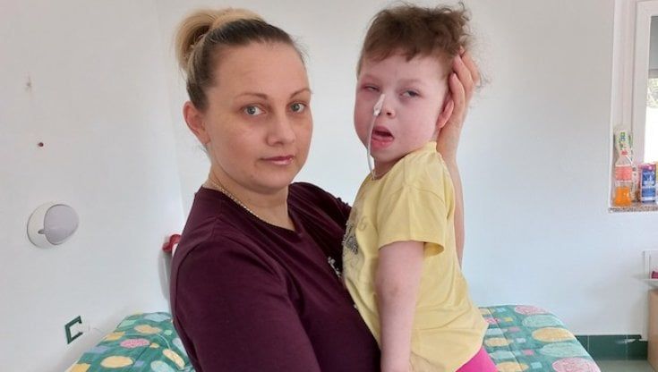 Disabili, Il viaggio della piccola Veronica, da Kiev ad Assisi per continuare a vivere