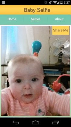 Baby Selfie, la app che insegna ai bambini