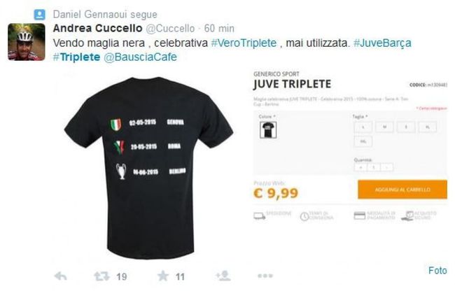 Juve, sfuma il triplete: su Twitter l'ironia degli interisti