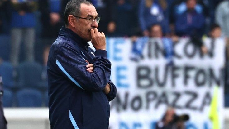 Lazio, Sarri: "Sembrava vinta, ma i gol all'ultimo fanno parte del gioco"