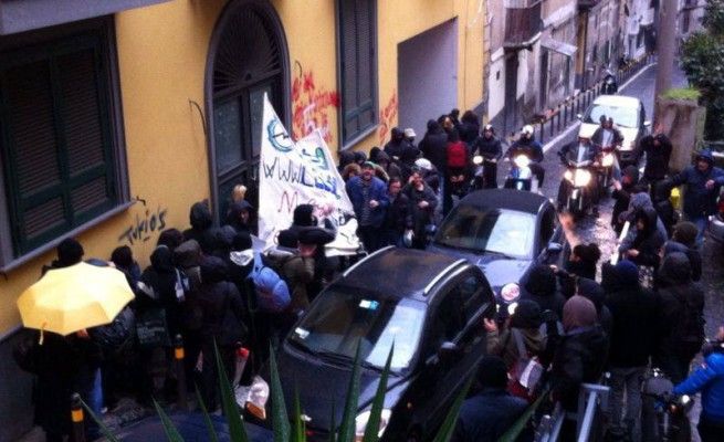 Occupazioni abusive al Vomero,<br />un presidio contro gli sgomberi