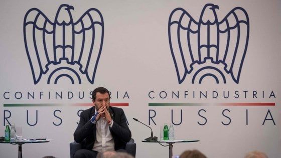 Russia, Salvini: "Qui mi trovo a casa, in certa Europa no". E sulle sanzioni: "Assurdità che va fermata"